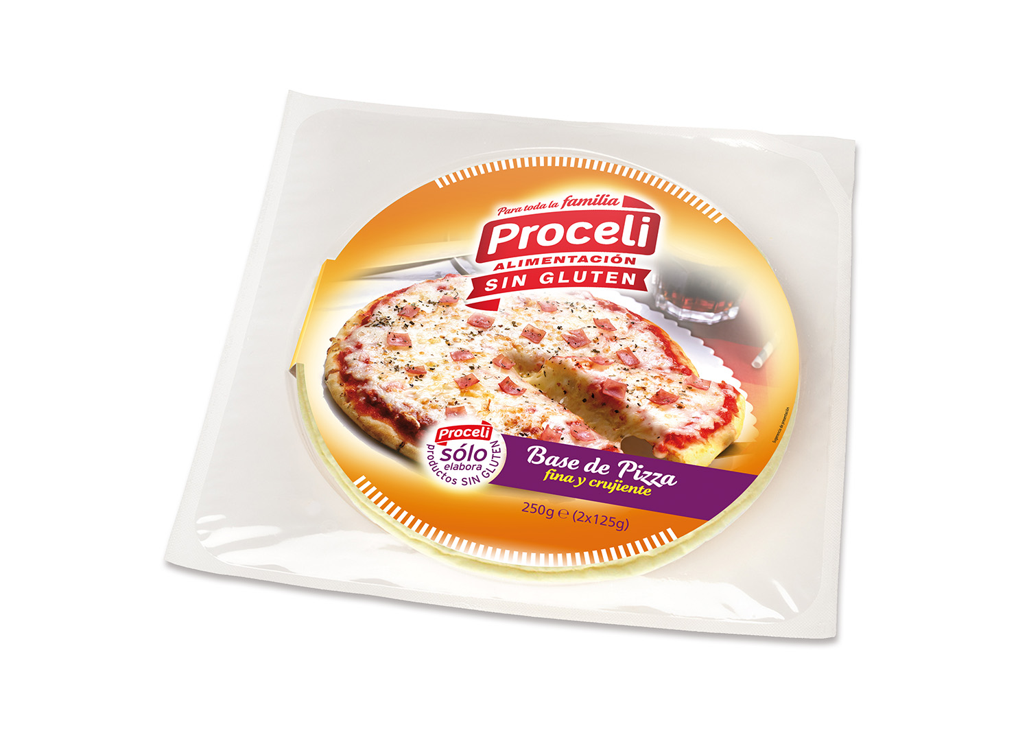 Base de pizza sin gluten de Proceli | Proceli