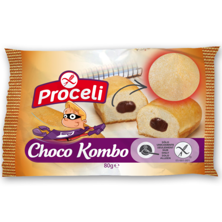 Choco-Kombo sin gluten de Proceli