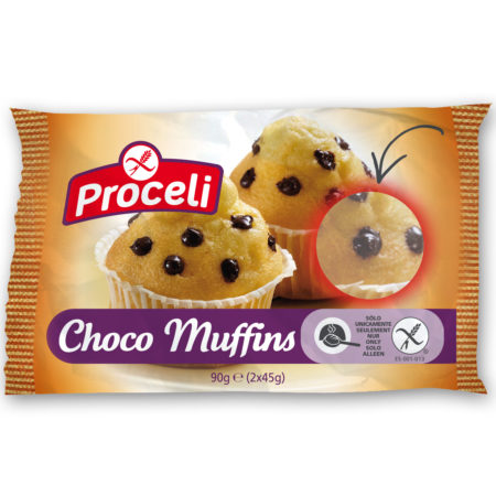 Choco Muffins sin gluten de Proceli