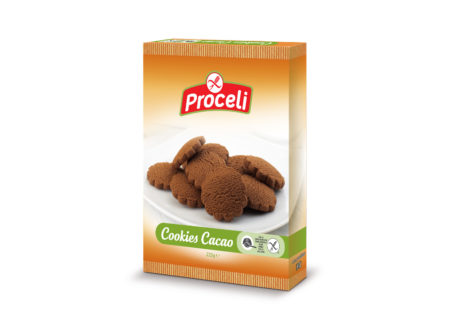 sin gluten de Proceli cookies de cacao crujientes