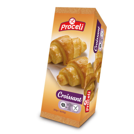 Croissant sin gluten de Proceli solo hornear y listo para comer