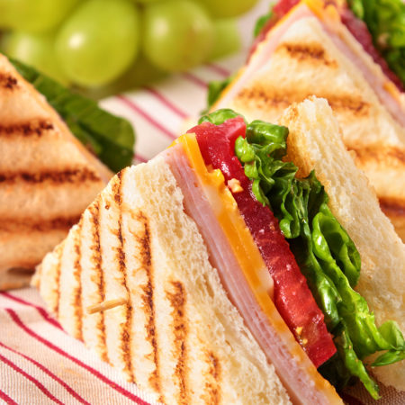 Summer picnic club sandwich sin gluten de Proceli