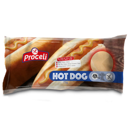 Pan de Hot Dog para hornear sin gluten de Proceli