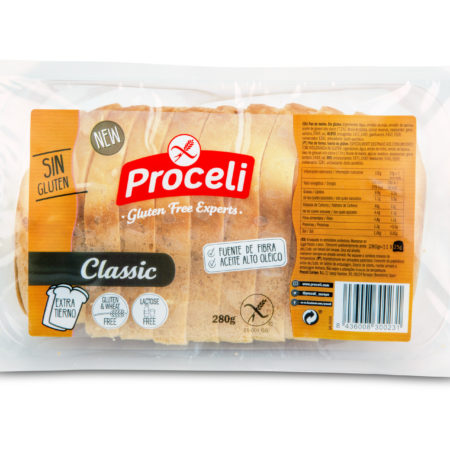 Pan molde classic sin gluten proceli